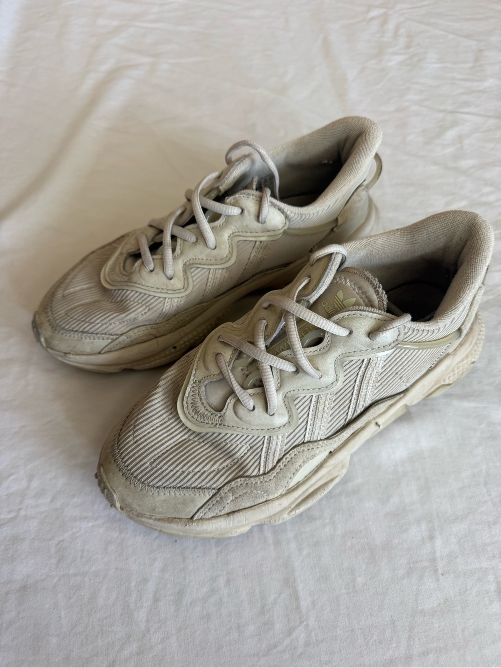 adidas Beige/Tan Women's Athletic Sneakers